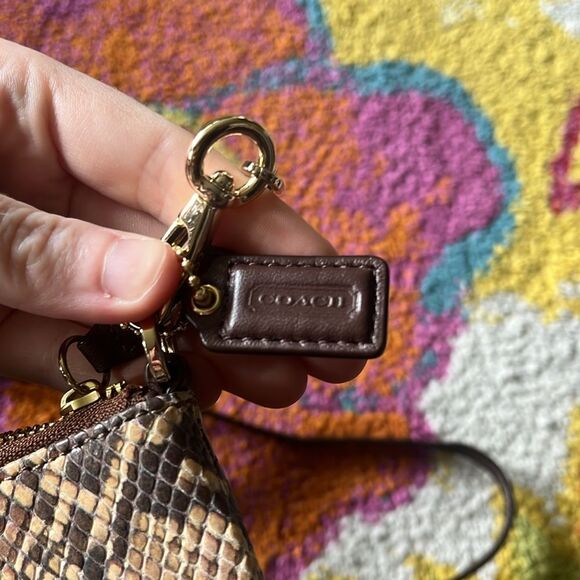 COACH Madison Kylie Crossbody in Python Embossed Leather - Picture 5 of 5